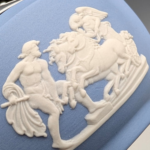 英國復古 Wedgwood Jasperware Ronson 船型油打火機